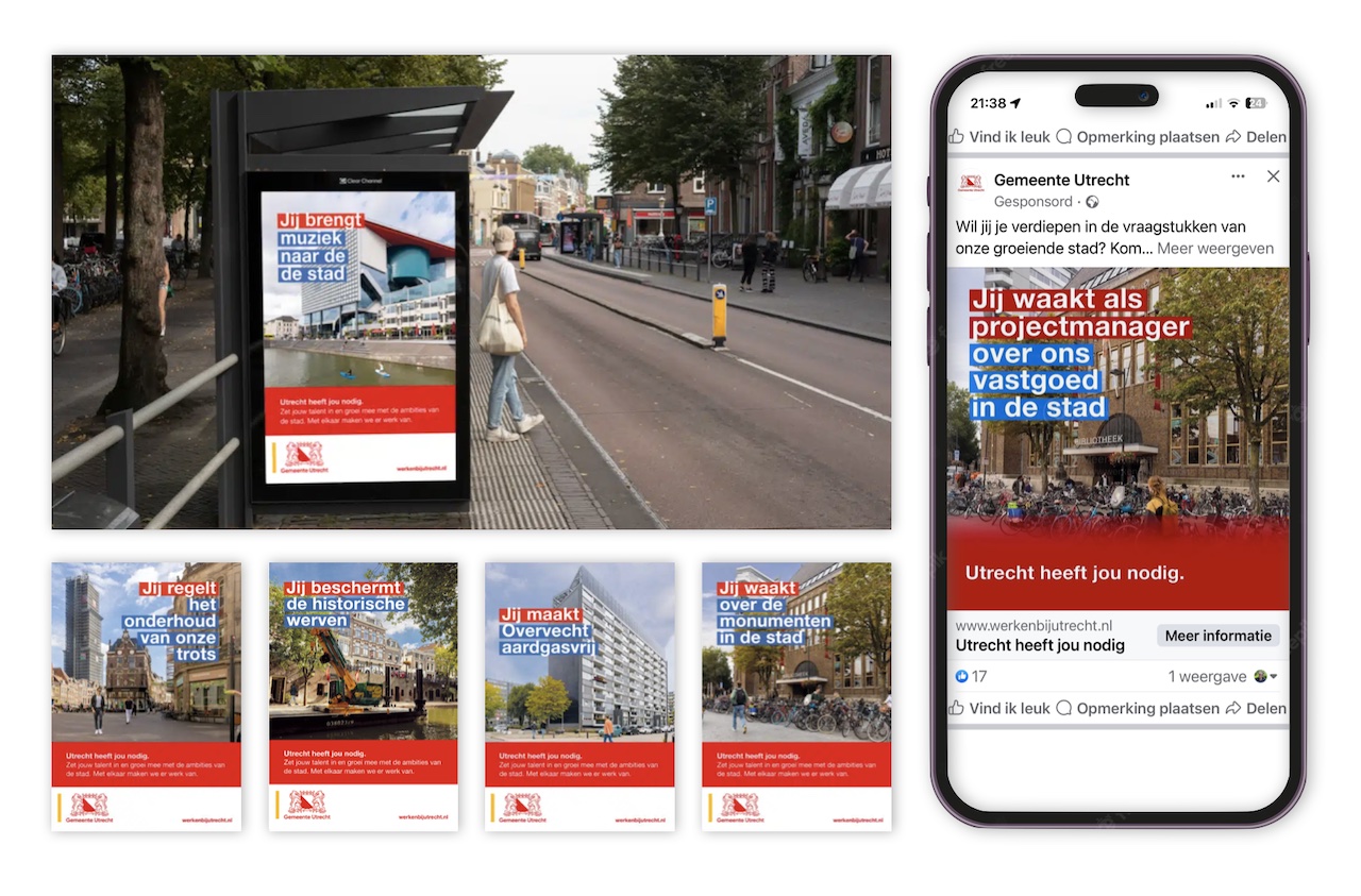 Beste-Voorbeeld-Case-Utrecht-heeft-jou-nodig-BuroJori-communicatiebureau-arbeidsmarktcommunicatie-campagne-Jori-de-Ruiter